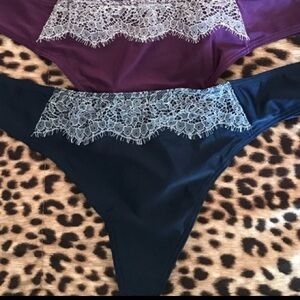 NWT Victoria’s Secret V-String Thongs Bundle.